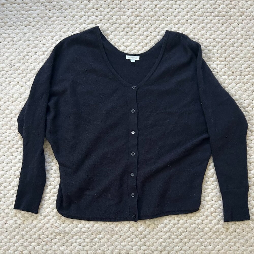 Garnet Hill 100% Cashmere Women Large Sweater Cardigan